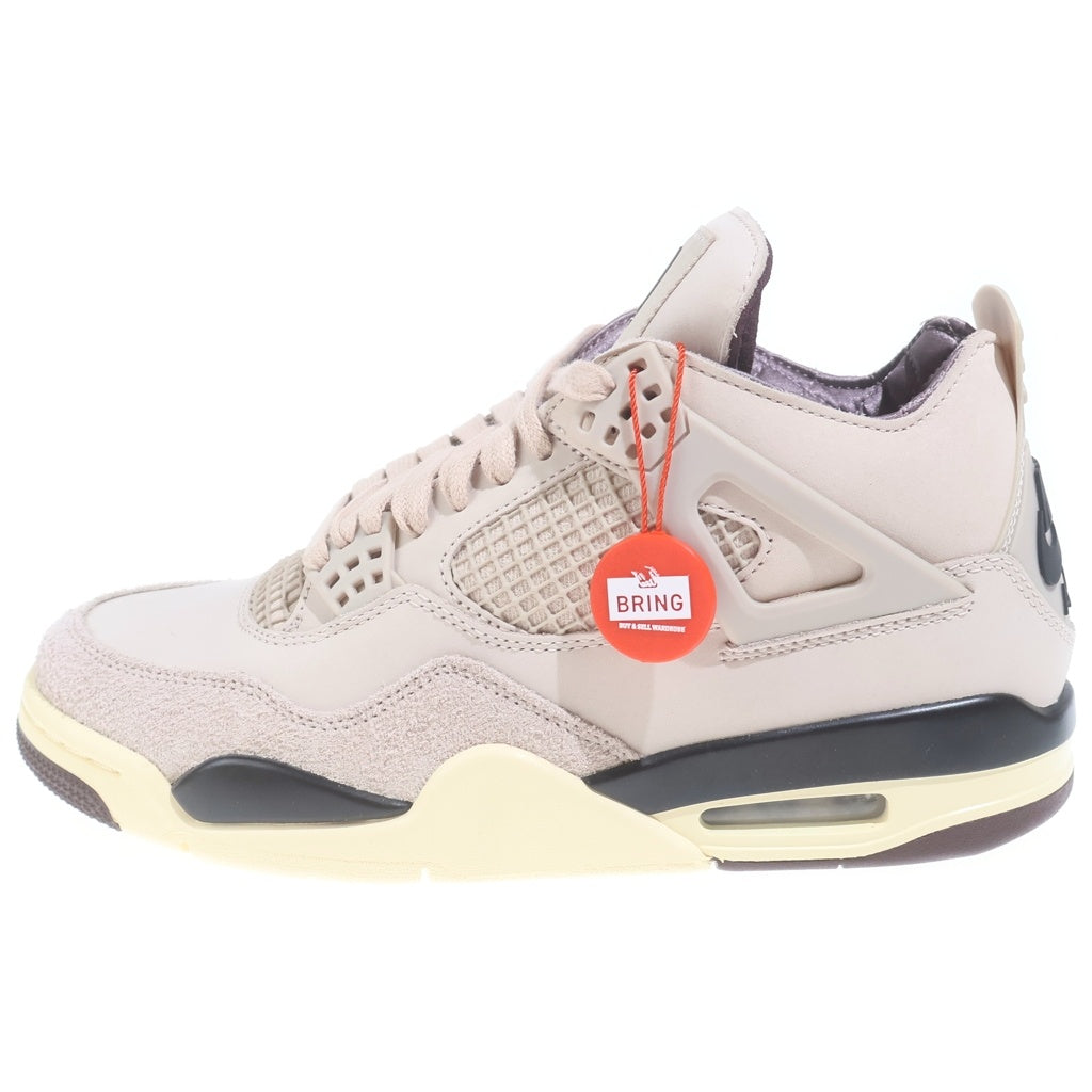 NIKE(ナイキ) ×A MA MANIERE WMNS AIR JORDAN 4 FZ4810-200 アママニエール エアジョーダン ハイカットスニーカー US10/27.0cm ベージュ