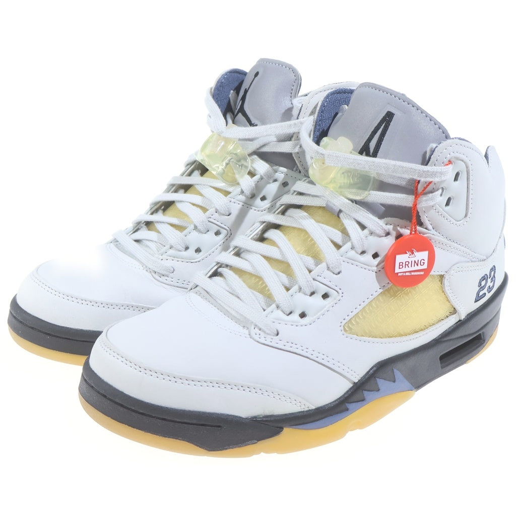 NIKE(ナイキ) ×A MA MANIERE WMNS AIR JORDAN 5 FZ5758-004 アママニエール ウィメンズ エアジョーダン5 ハイカットスニーカー US10/27.0cm グレー