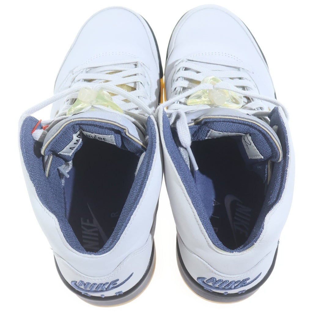 NIKE(ナイキ) ×A MA MANIERE WMNS AIR JORDAN 5 FZ5758-004 アママニエール ウィメンズ エアジョーダン5 ハイカットスニーカー US10/27.0cm グレー