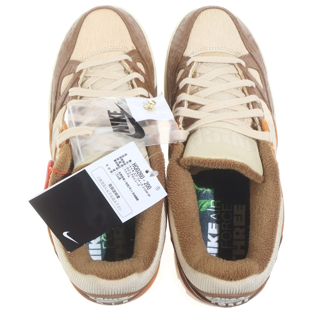 NIKE(ナイキ) ×NIGO AIR FORCE 3 LOW HQ0260-200 ニゴー エアフォース3 ローカットスニーカー US8.5/26.5cm ベージュ