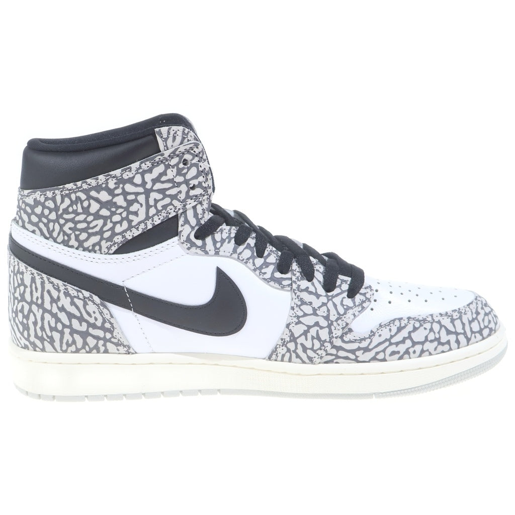 NIKE(ナイキ) AIR JORDAN 1 RETRO HIGH OG WHITE CEMENT ELEPHANT DZ5485-052 エアジョーダン1 ハイ OG ホワイトセメント サファリ ハイカットスニーカー US12/30.0cm
