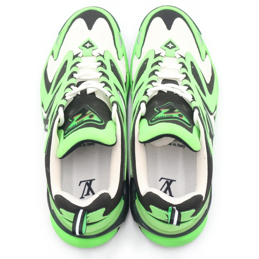 LOUIS VUITTON(ルイヴィトン) Runner Tatic Line MS0291 ランナータティック ライン ローカットスニーカー グリーン 7.5