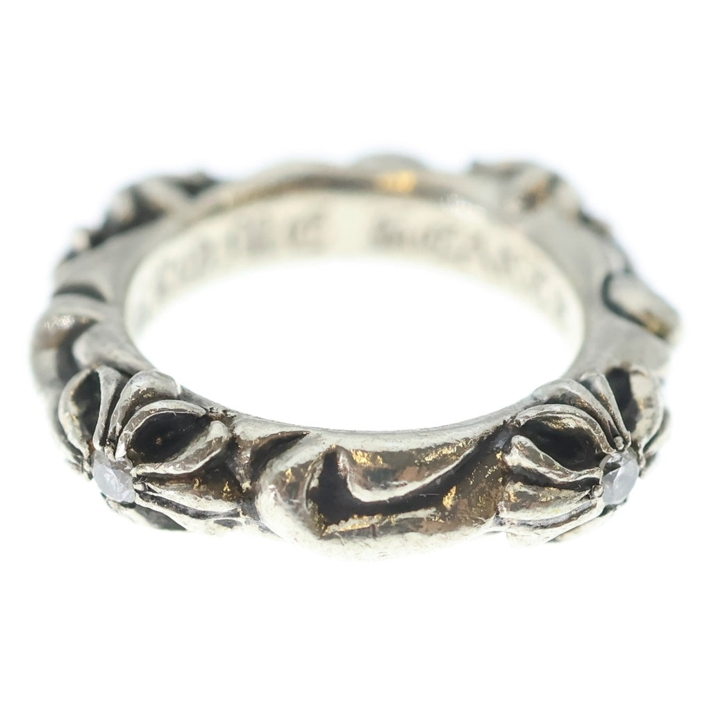 CHROME HEARTS(クロムハーツ) SBT BAND DIA SBTバンド 4ポイントダイヤリング シルバー