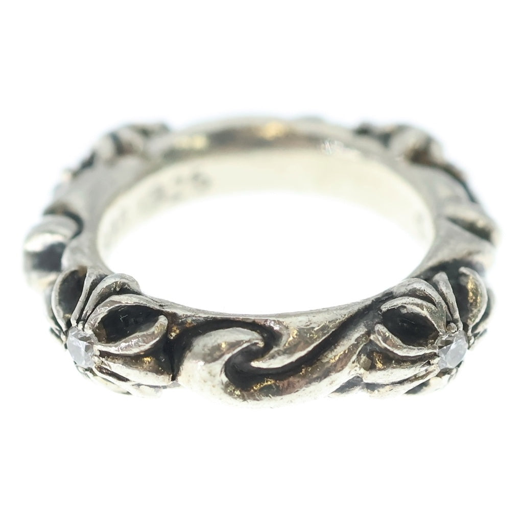 CHROME HEARTS(クロムハーツ) SBT BAND DIA SBTバンド 4ポイントダイヤリング シルバー