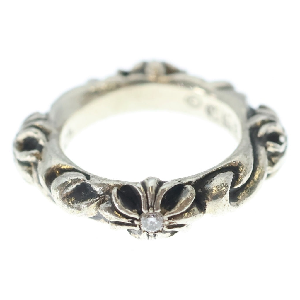 CHROME HEARTS(クロムハーツ) SBT BAND DIA SBTバンド 4ポイントダイヤリング シルバー