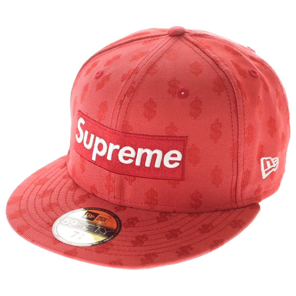 SUPREME(シュプリーム) 18SS×New Era Monogram Box Logo ニューエラ モノグラム ボックスロゴ ベースボールキャップ 帽子 レッド