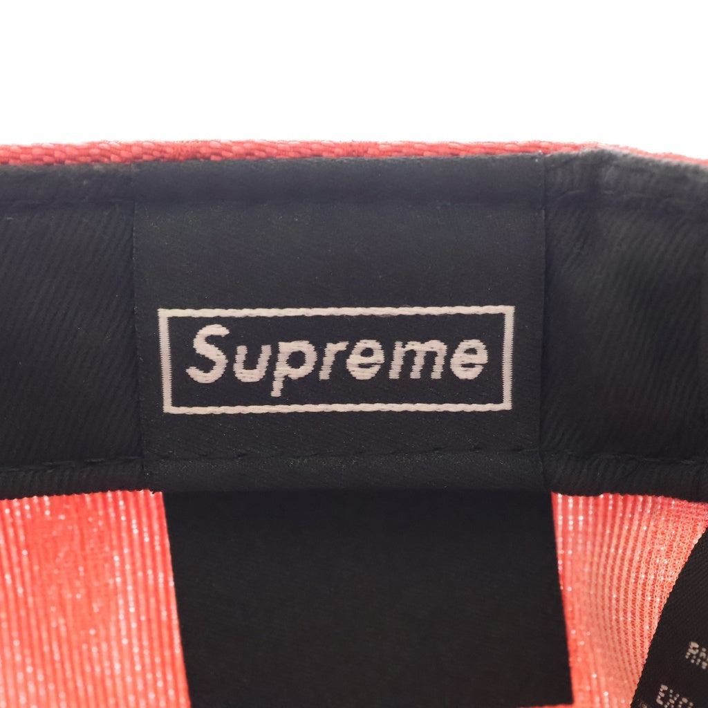 SUPREME(シュプリーム) 18SS×New Era Monogram Box Logo ニューエラ モノグラム ボックスロゴ ベースボールキャップ 帽子 レッド