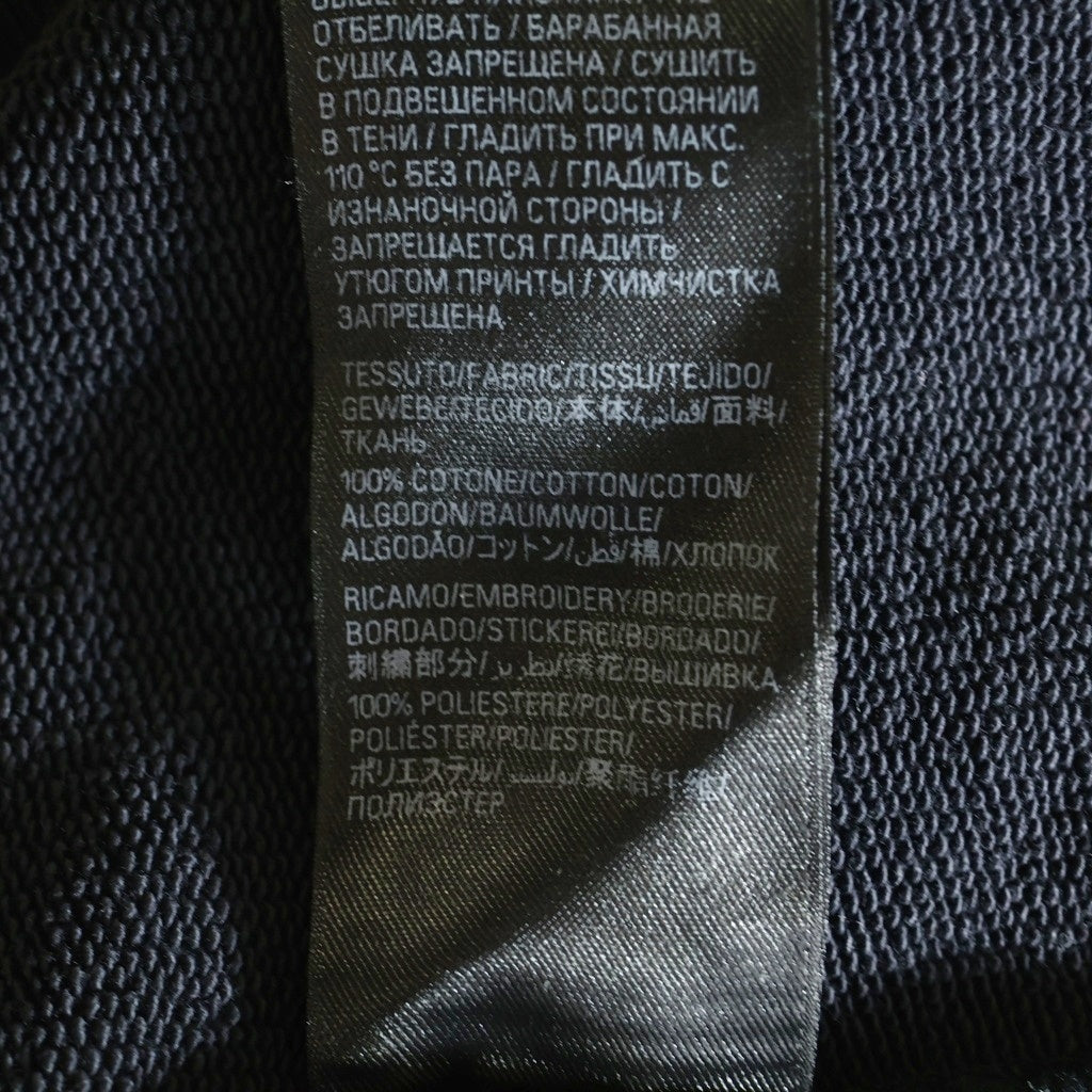 BALENCIAGA(バレンシアガ) 24SS Double Front Crew ダブルフロントダメージ加工クルーネックスウェットトレーナー ブラック 791614 TQVQ7