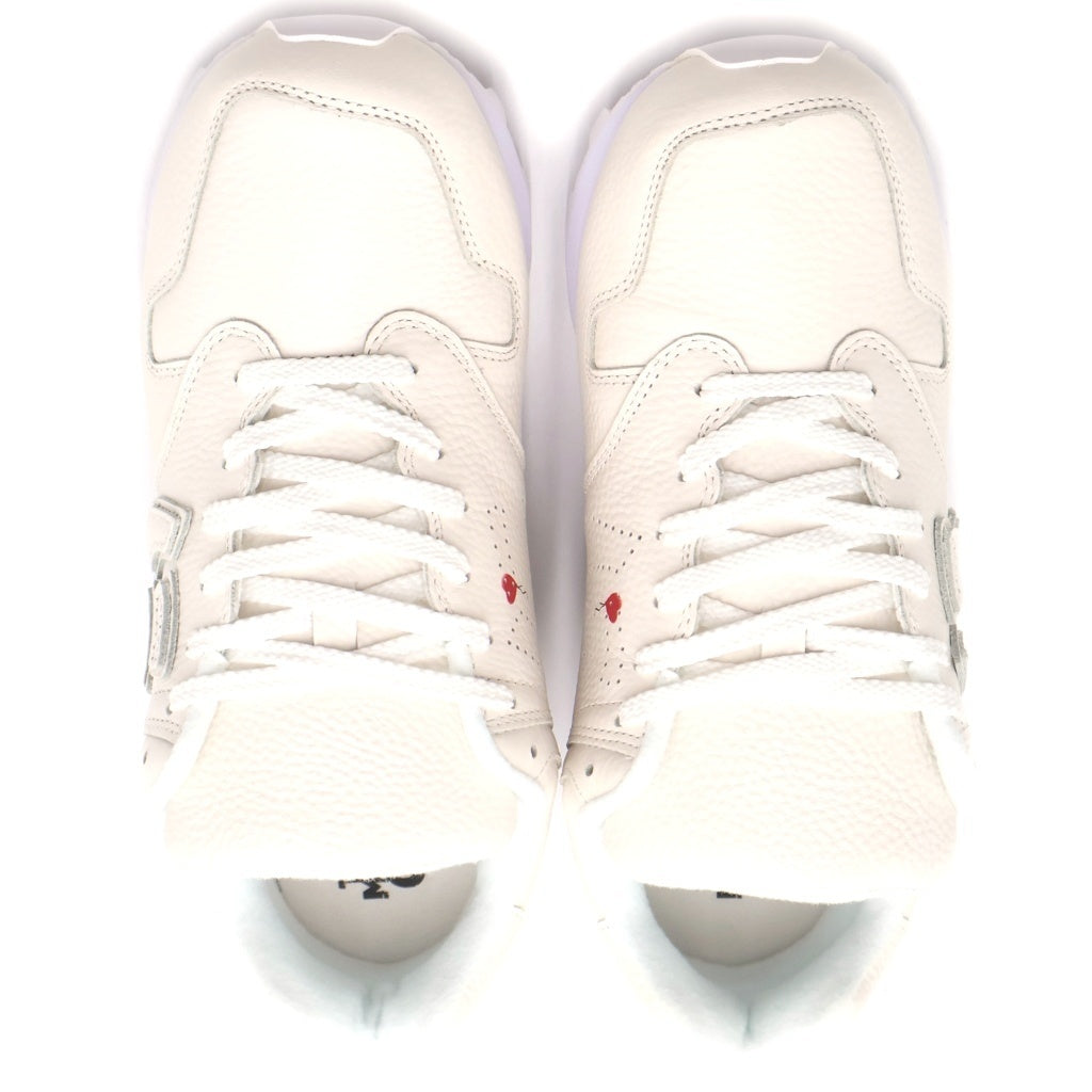 Sangacio(サンガッチョ) Nyus BRANDALISED Pure Whiteニューズ ブランドライズド ピュアホワイト ローカットスニーカー US7/25.0cm ホワイト