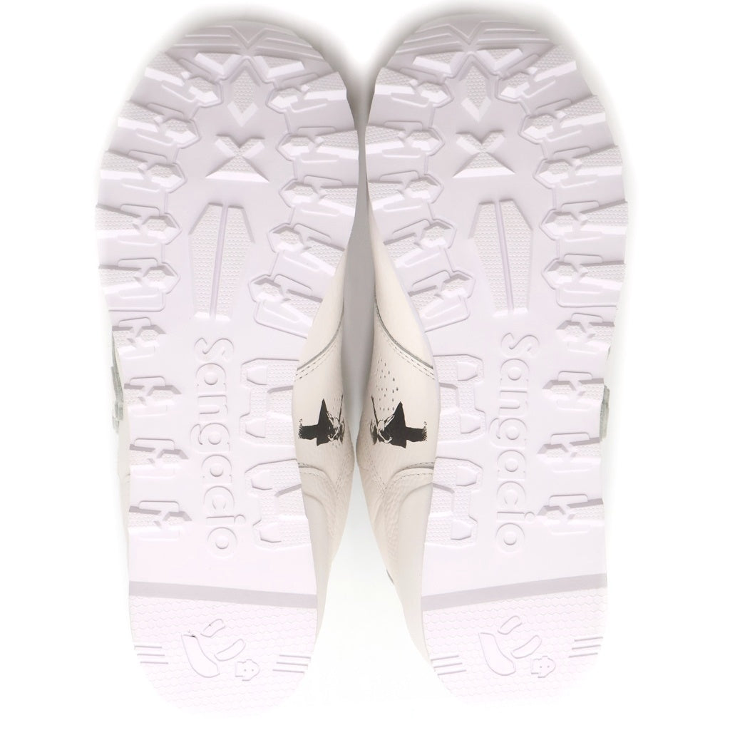 Sangacio(サンガッチョ) Nyus BRANDALISED Pure Whiteニューズ ブランドライズド ピュアホワイト ローカットスニーカー US7/25.0cm ホワイト