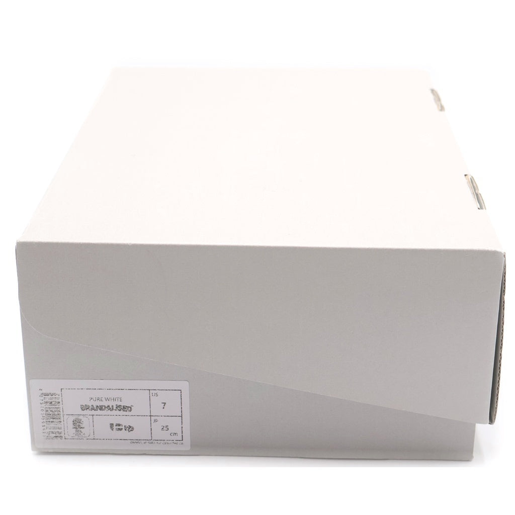 Sangacio(サンガッチョ) Nyus BRANDALISED Pure Whiteニューズ ブランドライズド ピュアホワイト ローカットスニーカー US7/25.0cm ホワイト