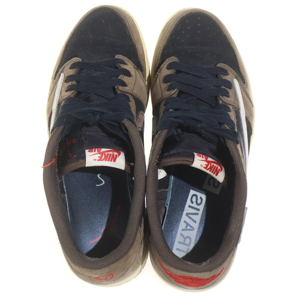 NIKE(ナイキ) ×TRAVIS SCOTT AIR JORDAN 1 LOW OG SP-T CQ4277-001 トラヴィススコット エアジョーダン ローカットスニーカー US11/29.0cm ブラウン/ブラック