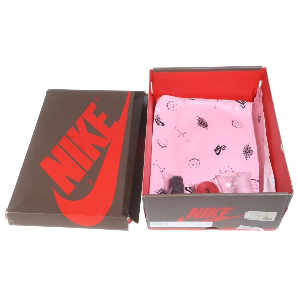 NIKE(ナイキ) ×TRAVIS SCOTT AIR JORDAN 1 LOW OG SP-T CQ4277-001 トラヴィススコット エアジョーダン ローカットスニーカー US11/29.0cm ブラウン/ブラック