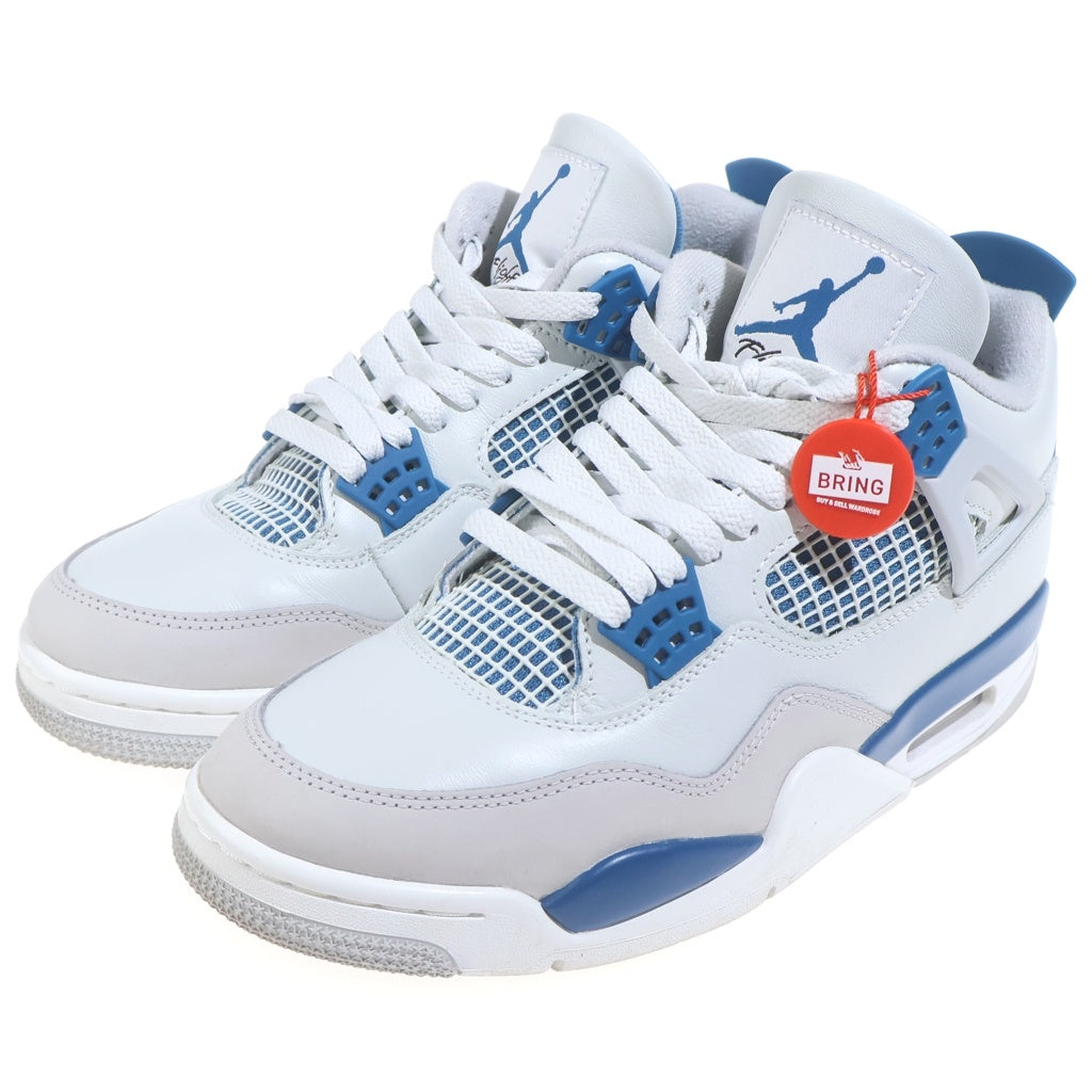 NIKE(ナイキ) AIR JORDAN 4 FV5029-141 エアジョーダン4 レトロ インダストリアルブルー US8.5/26.5cm ホワイト/ブルー