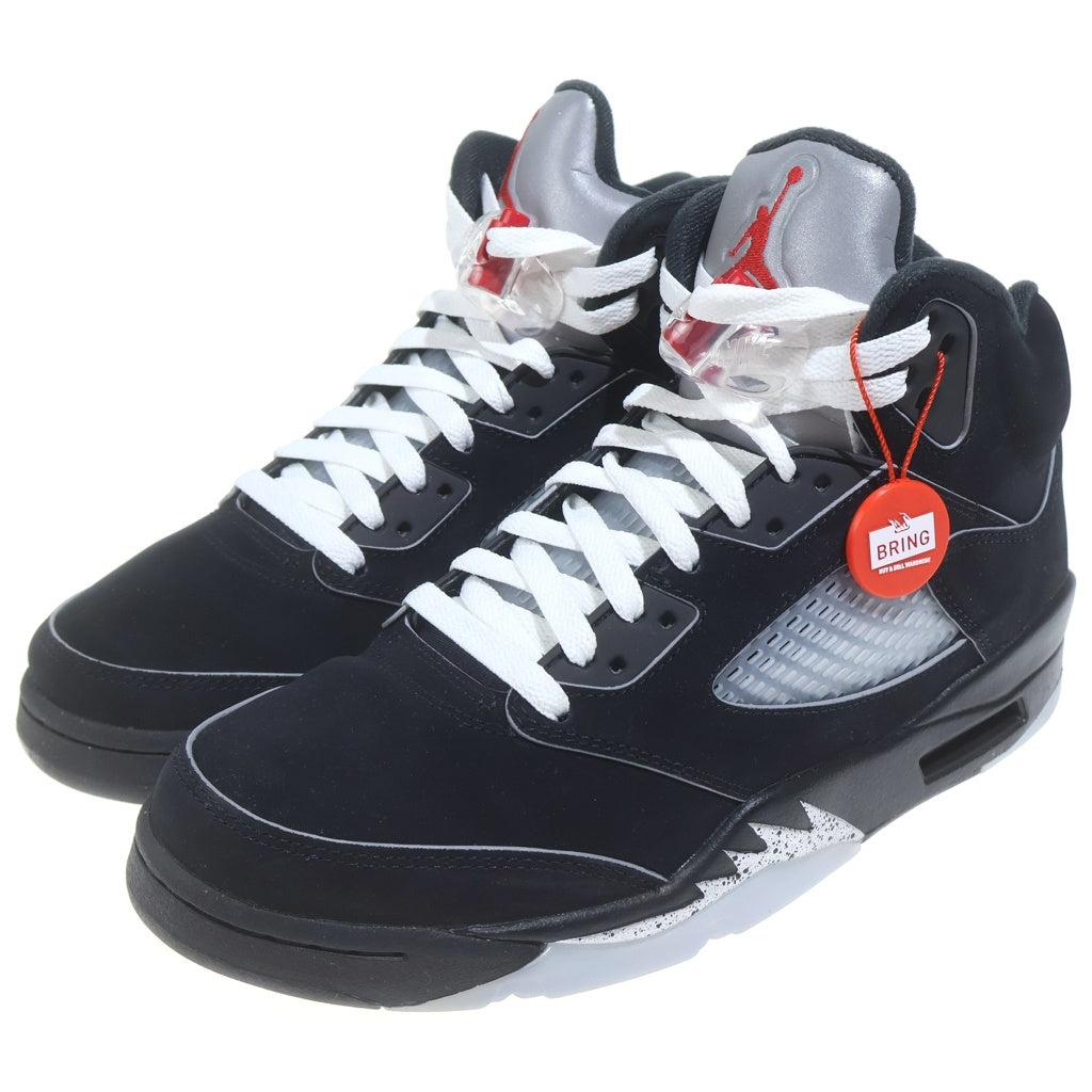 NIKE(ナイキ) AIR JORDAN 5 RETRO OG BLACK METALLIC REIMAGED HF3975-001 エアジョーダン5 レトロ ブラックメタリックリイマジンド ハイカットスニーカー US8.5/26.5cm