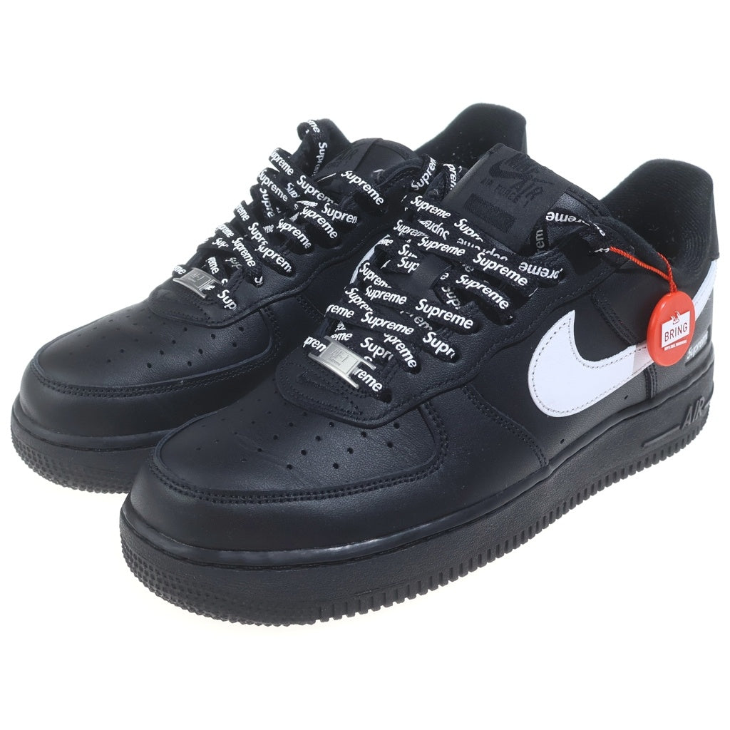 NIKE(ナイキ) ×SUPREME AIR FORCE 1 LOW CU9225-002 エアフォース1 ローカットスニーカー US8/26.0cm ブラック