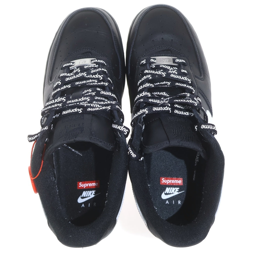 NIKE(ナイキ) ×SUPREME AIR FORCE 1 LOW CU9225-002 エアフォース1 ローカットスニーカー US8/26.0cm ブラック