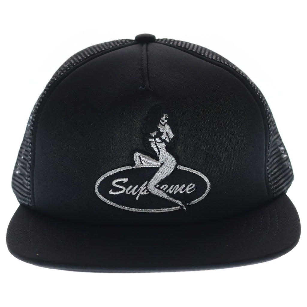 SUPREME(シュプリーム) Pin Up Mesh Back 5-Panel CAP ピン アップ メッシュ バック 5パネル キャップ ブラック