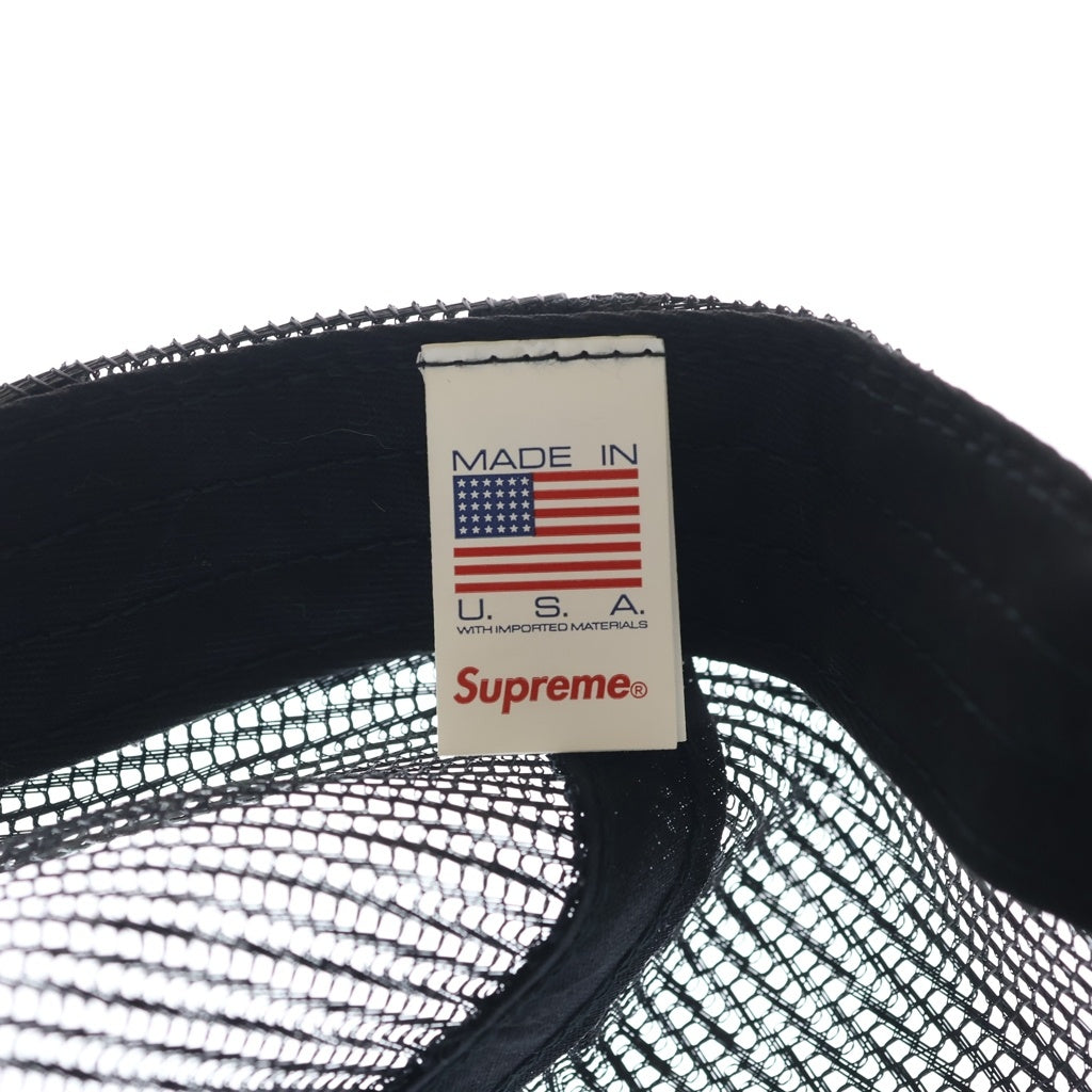 SUPREME(シュプリーム) Pin Up Mesh Back 5-Panel CAP ピン アップ メッシュ バック 5パネル キャップ ブラック
