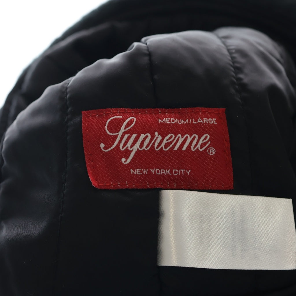 SUPREME(シュプリーム) 23AW Shearling Trooper シアリング トルーパー フライトキャップ ブラック