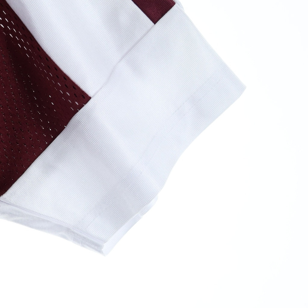 SUPREME(シュプリーム) 24AW x Martine Rose Football Jersey マーティンローズ フットボール ジャージ ゲームシャツ ホワイト/ワインレッド