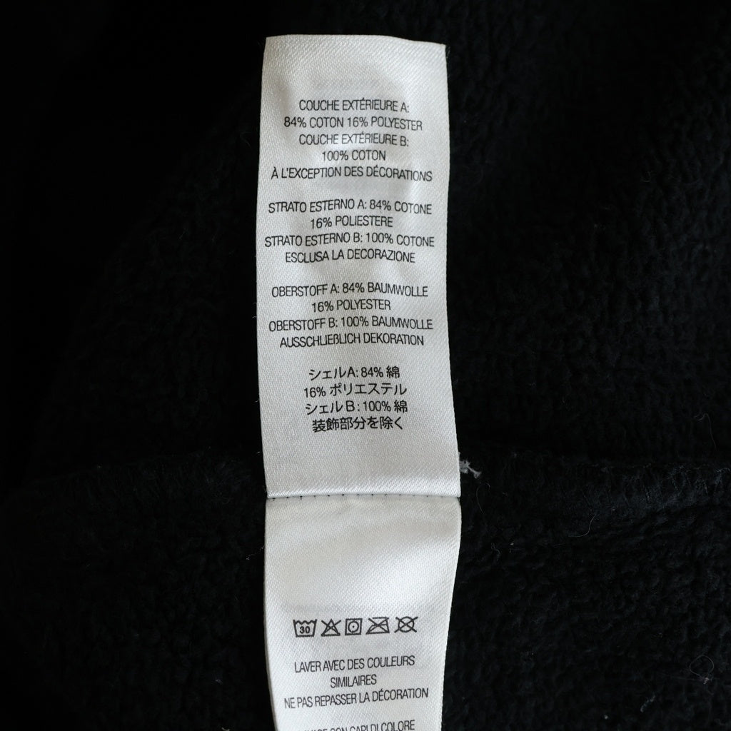 SUPREME(シュプリーム) 23AW Big Logo Jacquard Hooded Sweatshirt ビッグロゴ ジャガードフーディー スウェットプルオーバーパーカー ブラック