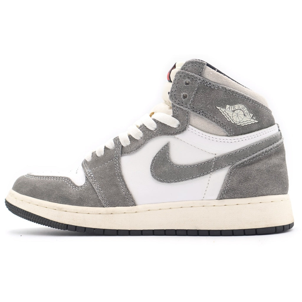 NIKE(ナイキ) WMNS AIR JORDAN 1 RETRO HIGH OG GS FD1437-051 エアジョーダン1 ガールズ ハイカットスニーカー グレー/ホワイト US5Y/23.5cm レディース
