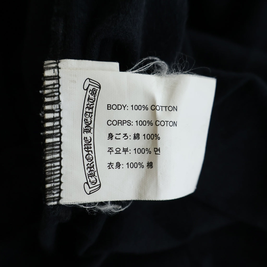 CHROME HEARTS(クロムハーツ) CH L/S T-SHIRT VINE DGGR STAFF ヴァインダガープリント 長袖Tシャツ カットソー ブラック