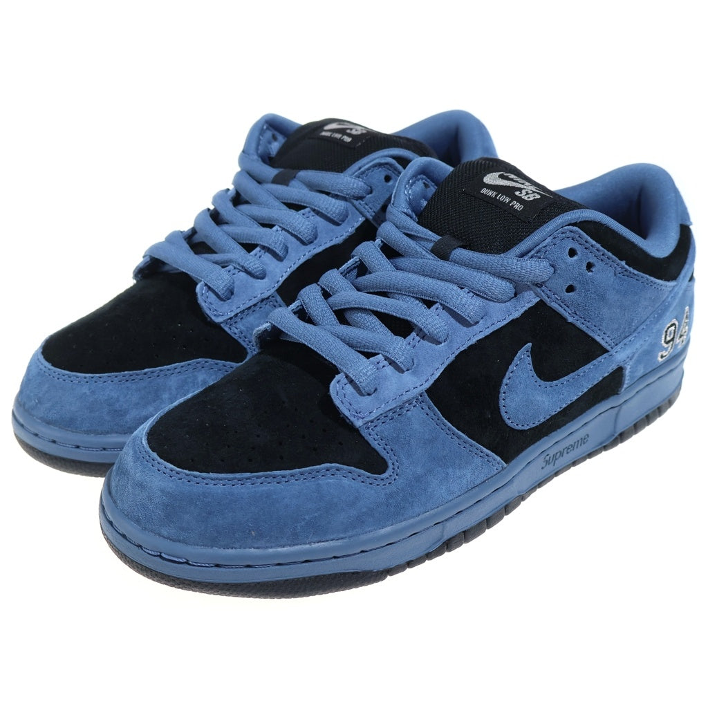 NIKE SB(ナイキエスビー) ×SUPREME DUNK LOW OCEAN FOG HQ8487-400 ダンクローオーシャンフォグ 北米限定 ローカットスニーカー US9/27.0cm ブルー