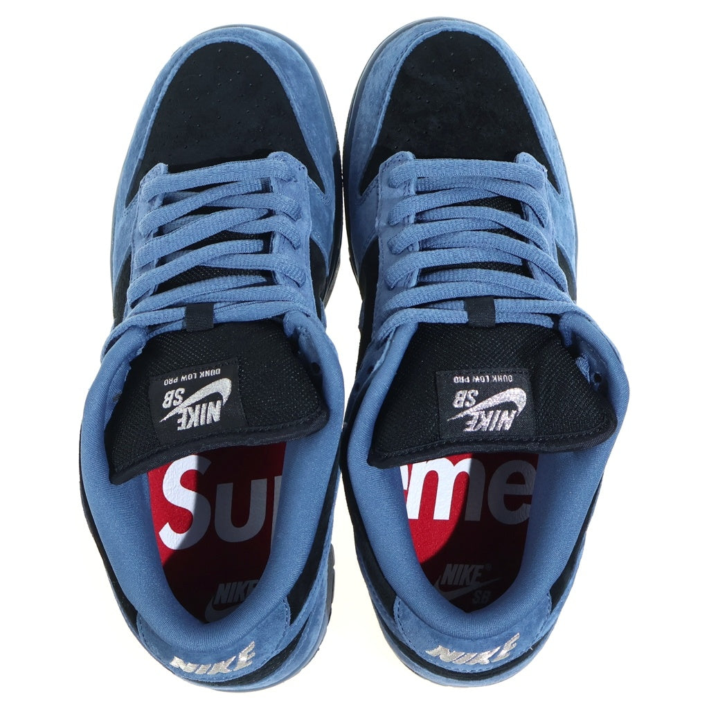 NIKE SB(ナイキエスビー) ×SUPREME DUNK LOW OCEAN FOG HQ8487-400 ダンクローオーシャンフォグ 北米限定 ローカットスニーカー US9/27.0cm ブルー