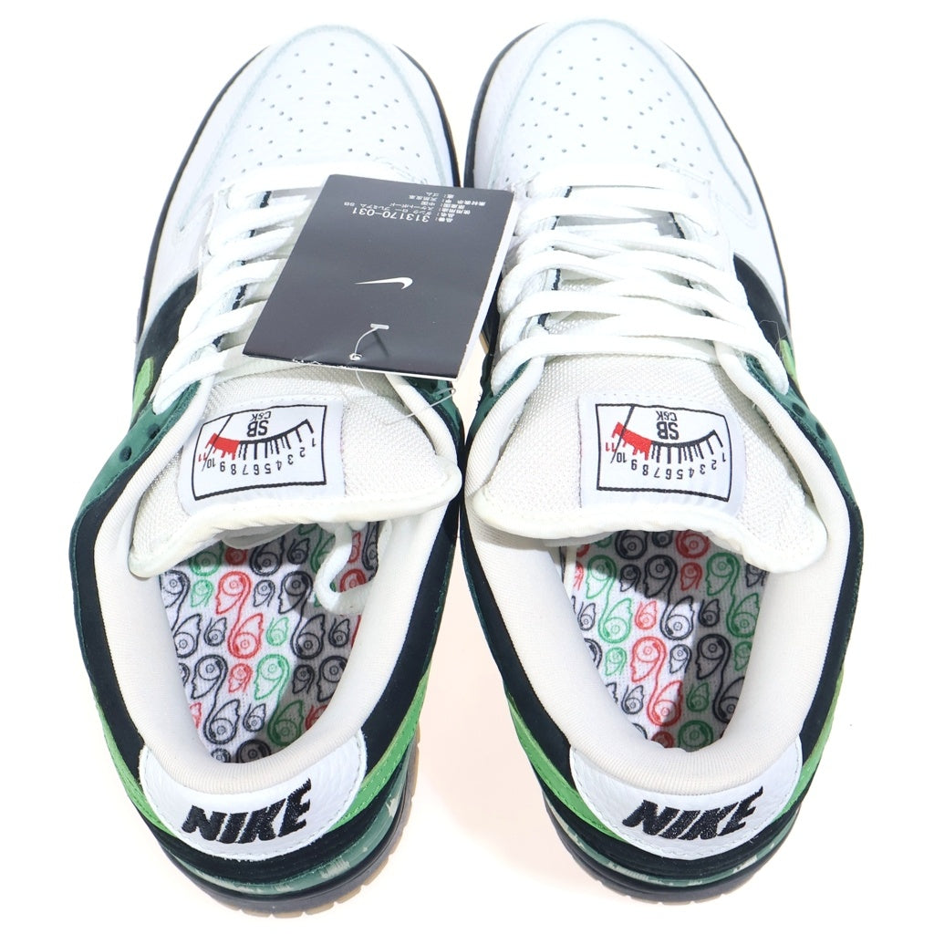 NIKE SB(ナイキエスビー) 【観賞用 2007年製】DUNK LOW PREMIUM C&K 313170-031 ダンク シーアンドケイ ローカットスニーカー US9/27.0cm ブラック/ホワイト/グリーン