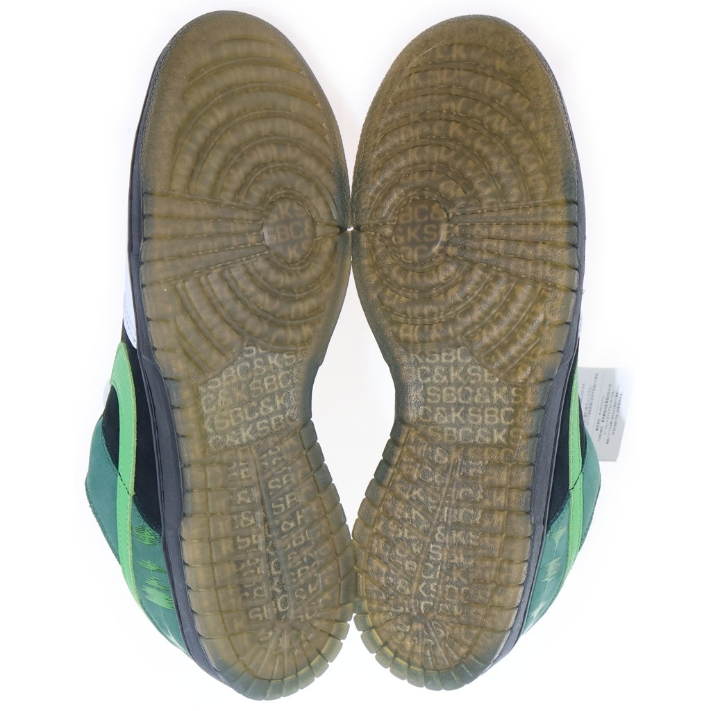 NIKE SB(ナイキエスビー) 【観賞用 2007年製】DUNK LOW PREMIUM C&K 313170-031 ダンク シーアンドケイ ローカットスニーカー US9/27.0cm ブラック/ホワイト/グリーン