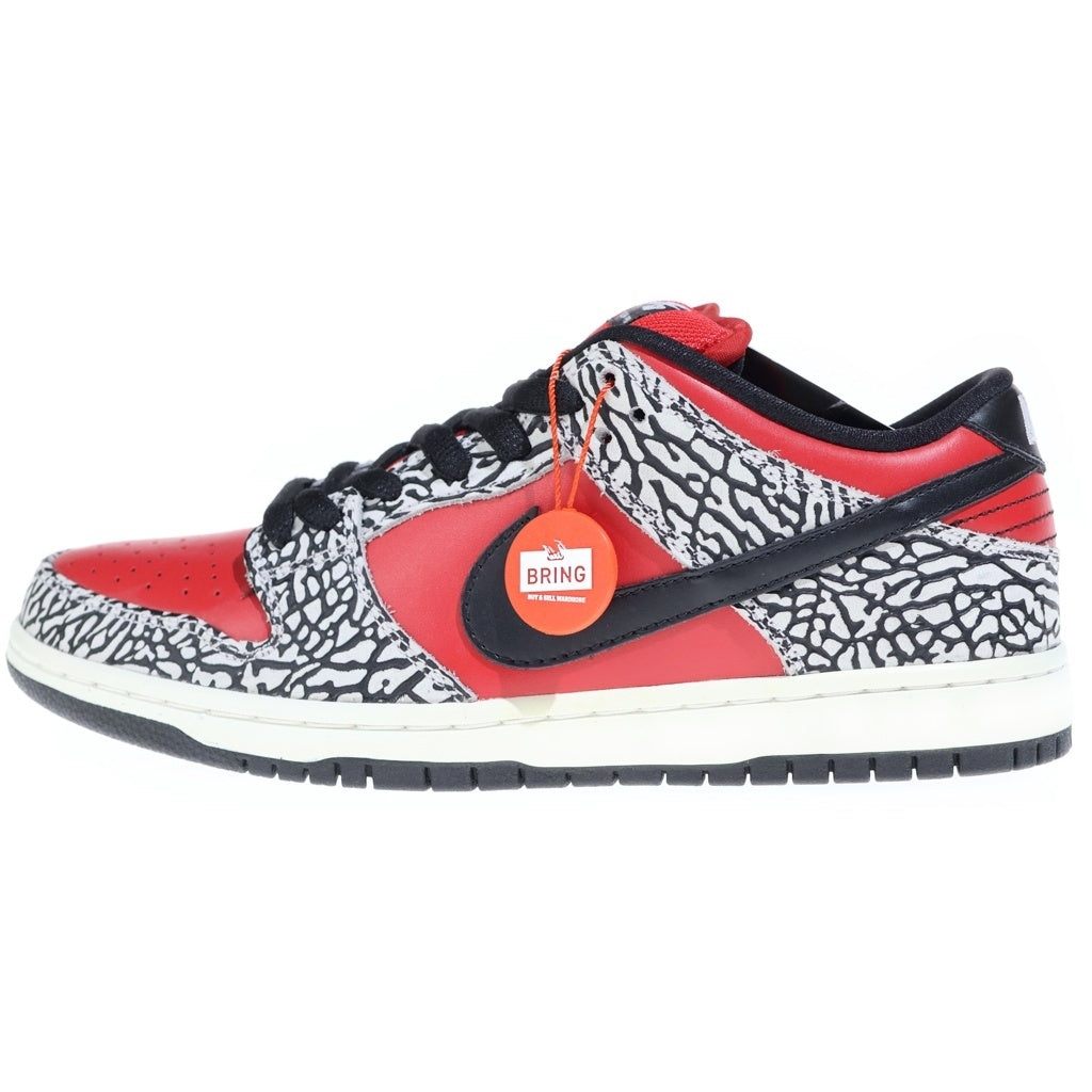 NIKE SB(ナイキエスビー) 【観賞用 2012年製】× DUNK LOW PREMIUM 313170-600 ダンク プレミアム ローカットスニーカー US9.5/27.5cm レッド/ブラック