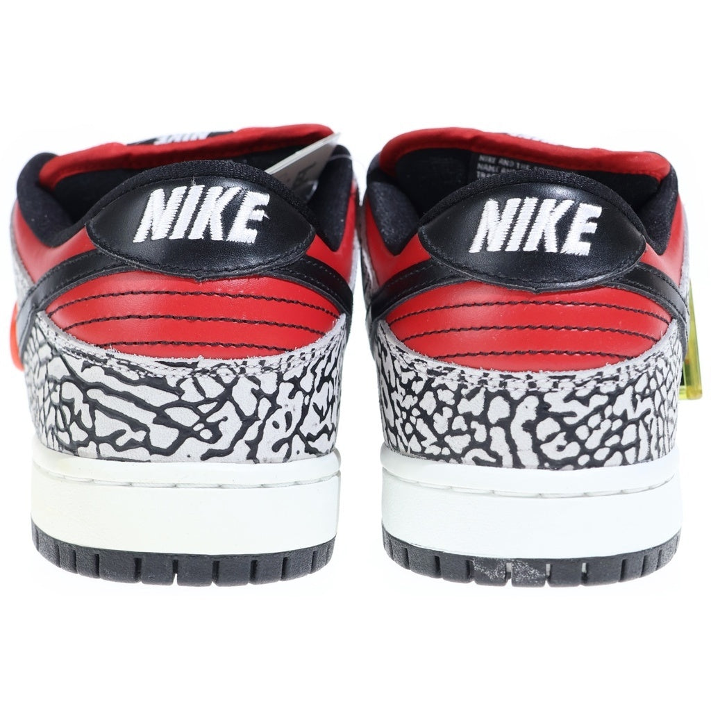 NIKE SB(ナイキエスビー) 【観賞用 2012年製】× DUNK LOW PREMIUM 313170-600 ダンク プレミアム ローカットスニーカー US9.5/27.5cm レッド/ブラック