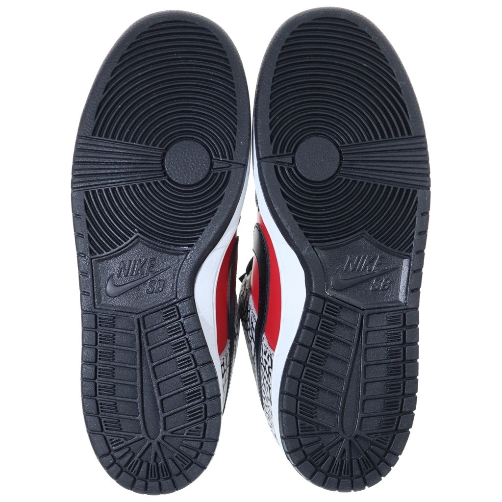NIKE SB(ナイキエスビー) 【観賞用 2012年製】× DUNK LOW PREMIUM 313170-600 ダンク プレミアム ローカットスニーカー US9.5/27.5cm レッド/ブラック