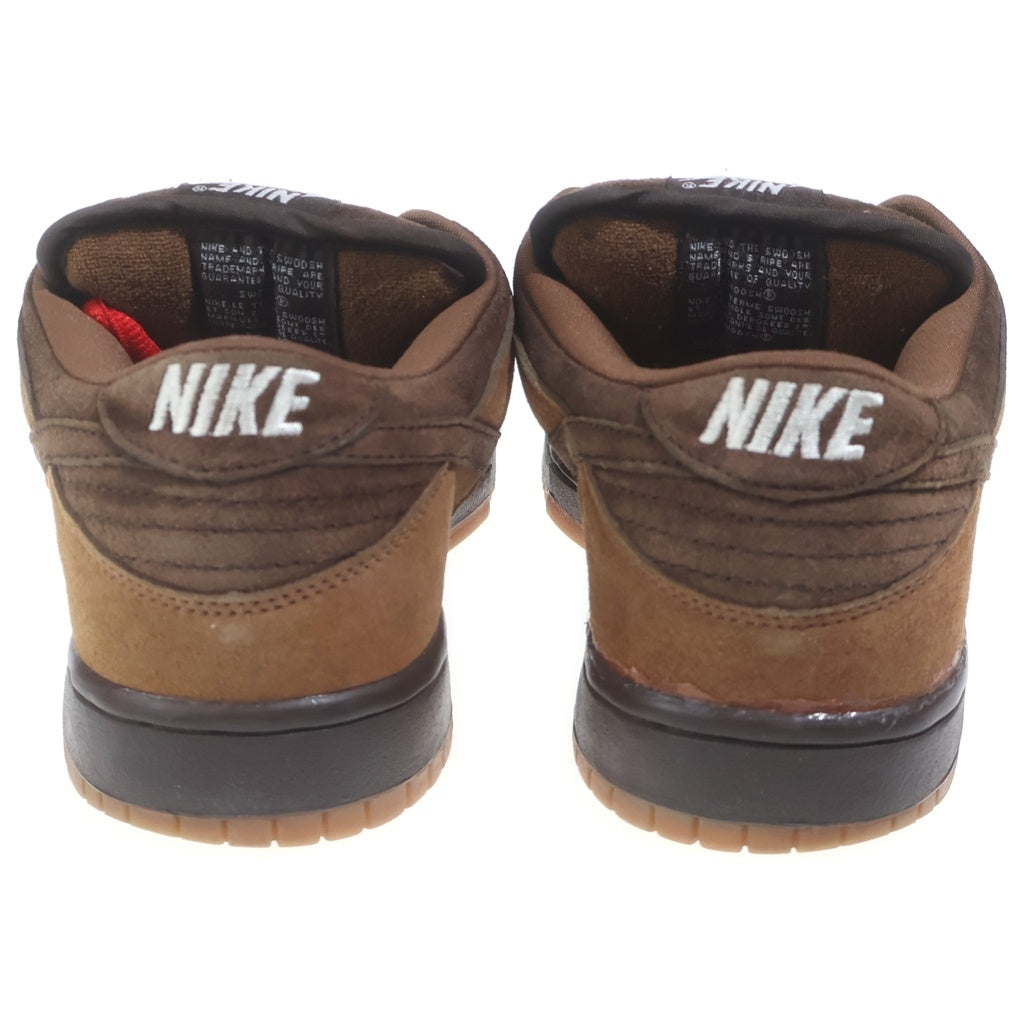 NIKE SB(ナイキエスビー) 【観賞用 2003年製】DUNK LOW PRO BISON 304292-226 ダンク バイソン つま赤 ローカットスニーカー US9/27.0cm レッド/ブラウン