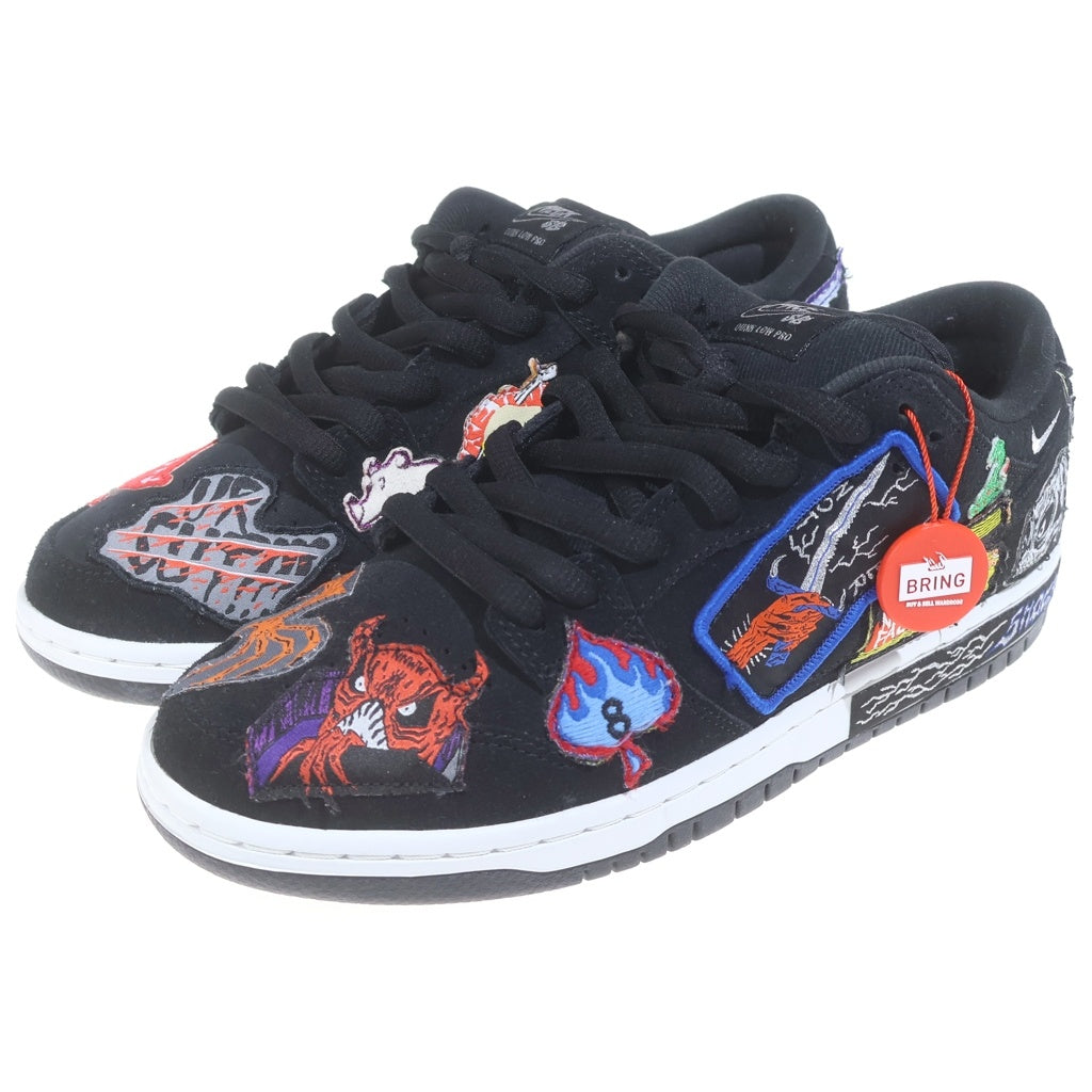 NIKE SB(ナイキエスビー) DUNK LOW PRO QS NECK FACE DQ4488-001 ダンク ネックフェイス ローカット スニーカー US9/27.0cm ブラック