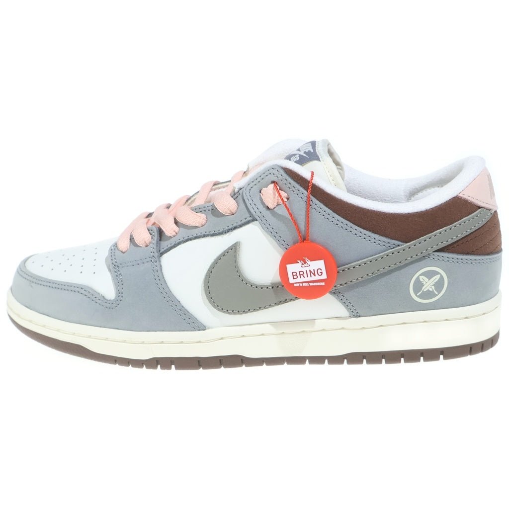 NIKE SB(ナイキエスビー) ×YUTO HORIGOME DUNK LOW PRO QS FQ1180-001 堀米雄斗 ダンク プロ クイックストライク ローカットスニーカー US9.5/27.5cm ホワイト/グレー