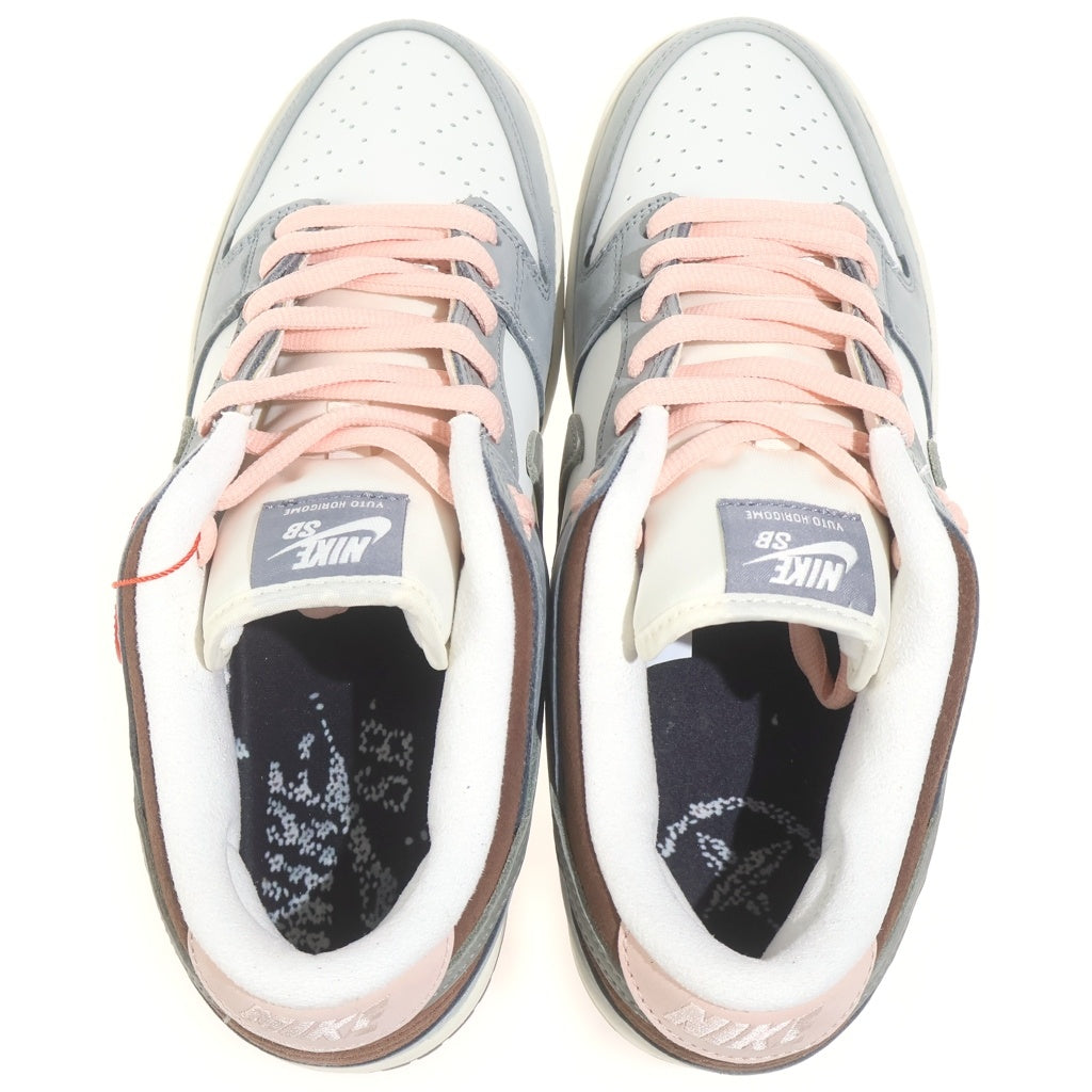 NIKE SB(ナイキエスビー) ×YUTO HORIGOME DUNK LOW PRO QS FQ1180-001 堀米雄斗 ダンク プロ クイックストライク ローカットスニーカー US9.5/27.5cm ホワイト/グレー