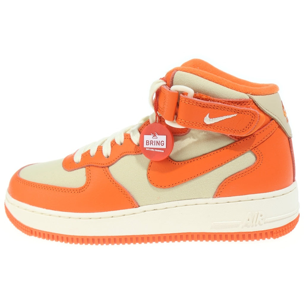 NIKE(ナイキ) AIR FORCE 1 MID 07 FB2036-700 エアフォース1 ミッドカットスニーカー US6/24.0cm オレンジ/ホワイト レディース
