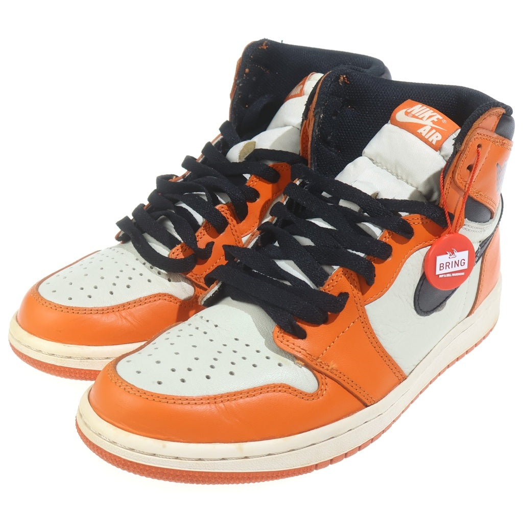 NIKE(ナイキ) AIR JORDAN1 RETRO HIGH REVERSE SHATTERED BACKBORD 555088-113 エアジョーダン1 シャッタードバックボード ハイカットスニーカー US8.5/26.5cm