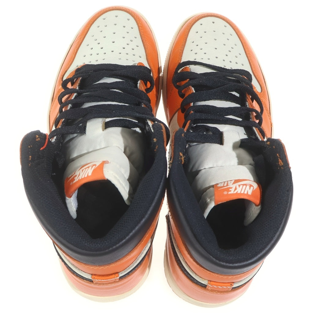 NIKE(ナイキ) AIR JORDAN1 RETRO HIGH REVERSE SHATTERED BACKBORD 555088-113 エアジョーダン1 シャッタードバックボード ハイカットスニーカー US8.5/26.5cm