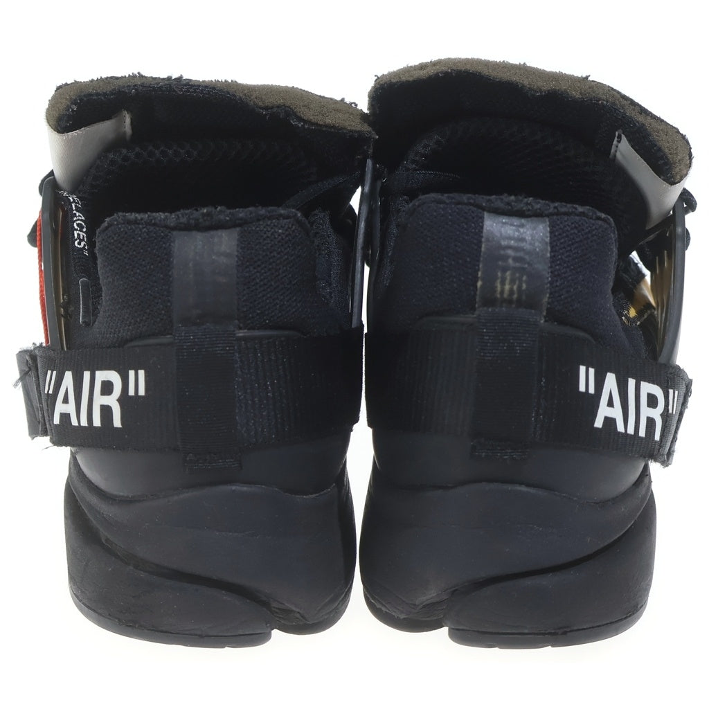 NIKE(ナイキ) ×OFF-WHITE AIR PRESTO AA3830-002 オフホワイト エアプレスト ローカットスニーカー US8/26.0cm ブラック