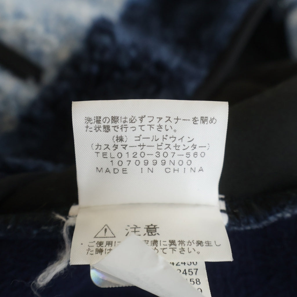 SUPREME(シュプリーム) 21AW×The North Face Bleached Fleece Jacket ノースフェイス ブリーチド フリースジャケット NA52100I ブルー/インディゴ