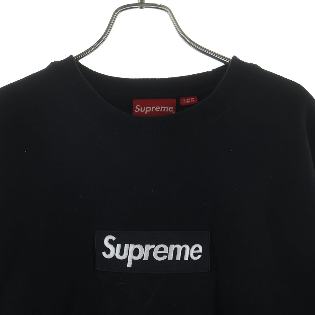 SUPREME(シュプリーム) 18AW Box Logo Crewneck Sweatshirt ボックスロゴ クルーネック スウェットトレーナー ブラック