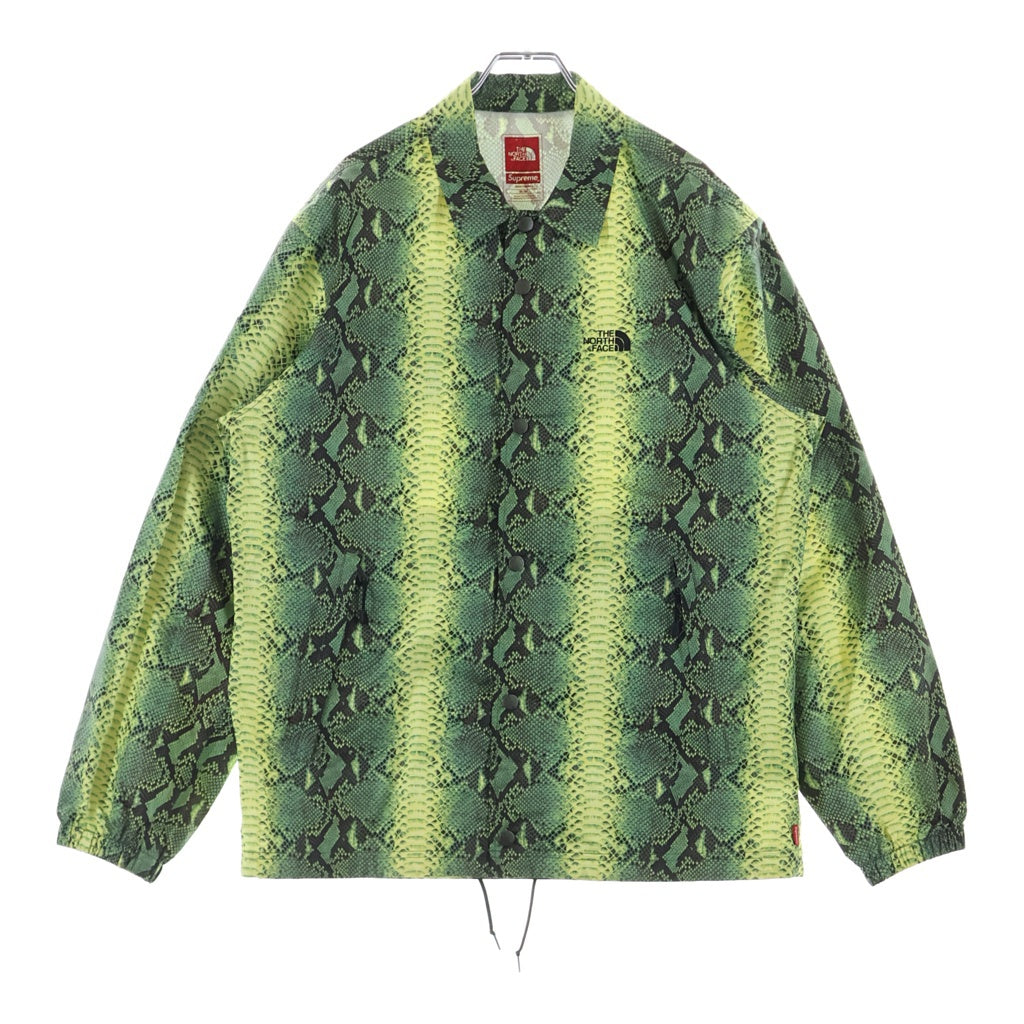 SUPREME(シュプリーム) 18AW×THE NORTH FACE Snakeskin Taped Seam Coaches Jacket ザ ノースフェイス スネークスキン テープド シーム コーチジャケット NP11803I グリーン