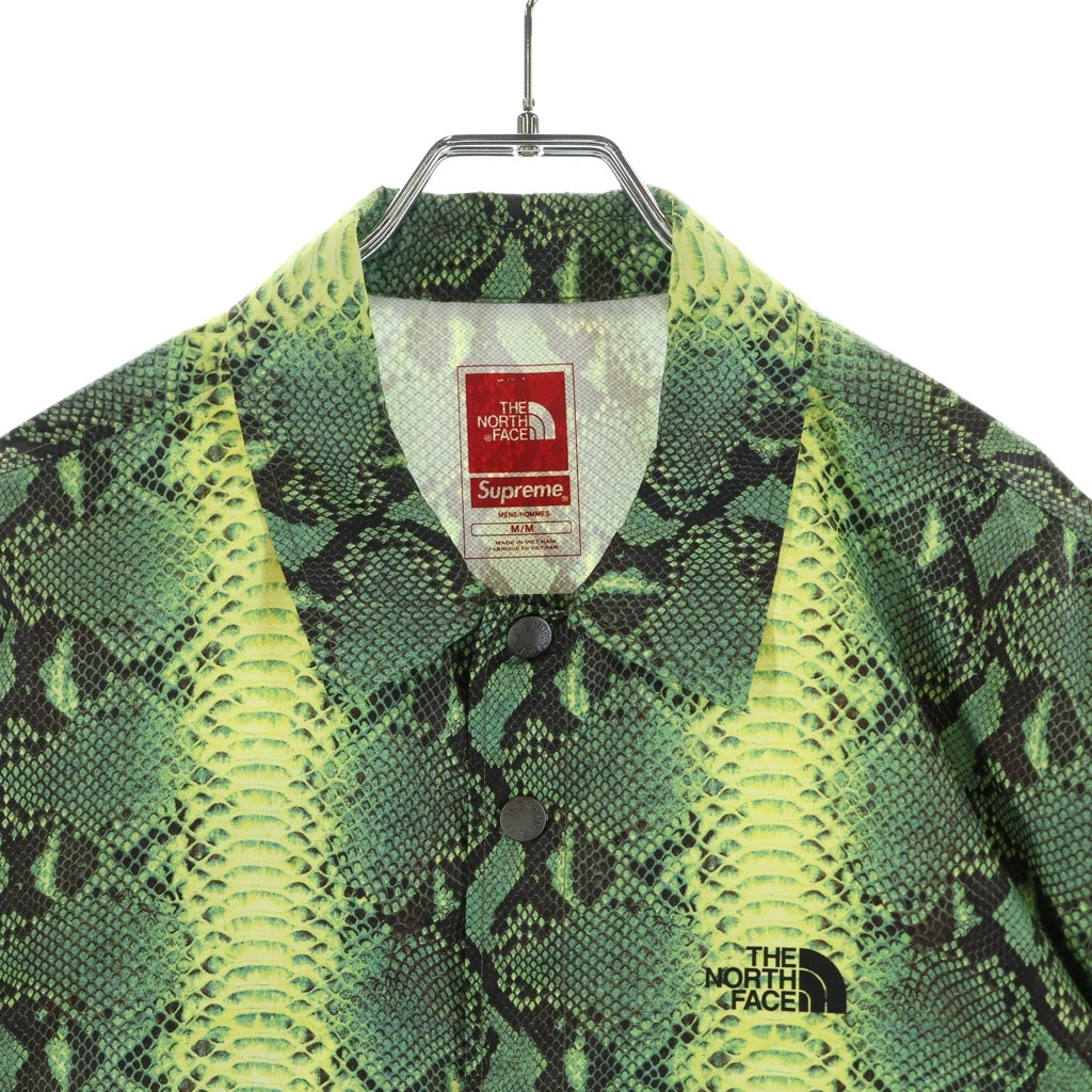 SUPREME(シュプリーム) 18AW×THE NORTH FACE Snakeskin Taped Seam Coaches Jacket ザ ノースフェイス スネークスキン テープド シーム コーチジャケット NP11803I グリーン