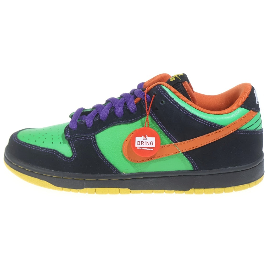 NIKE SB(ナイキエスビー) 【観賞用 2009年製】DUNK LOW GREEN SPARK HOOP ORANGE 313170-381 ダンク グリーンスパークフープオレンジ ローカットスニーカー US9.5/27.5cm