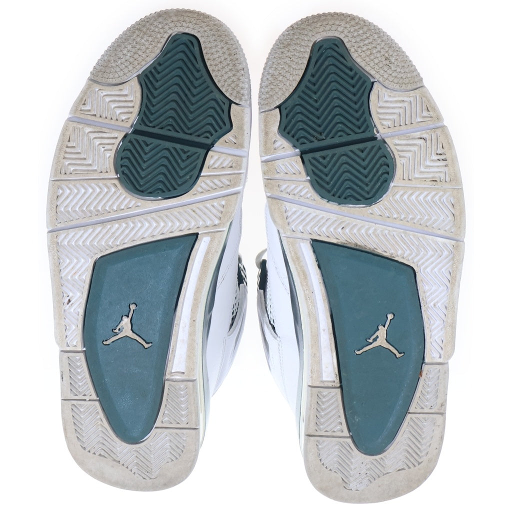 NIKE(ナイキ) AIR JORDAN 4 RETRO OXIDIZED GREEN FQ8138-103 エアジョーダン4 レトロ オキシダイズドグリーン ハイカットスニーカー US9/27.0cm ホワイト/グリーン