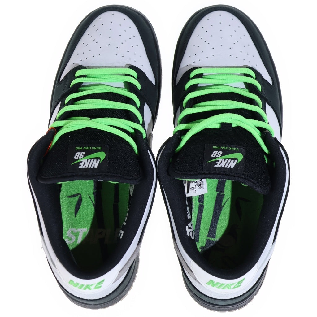 NIKE SB(ナイキエスビー) ×STAPLE DUNK LOW PIGEON BLACK BV1310-013 ステイプル ダンク パンダピジョン ローカットスニーカー US9.5/27.5cm ブラック/ホワイト